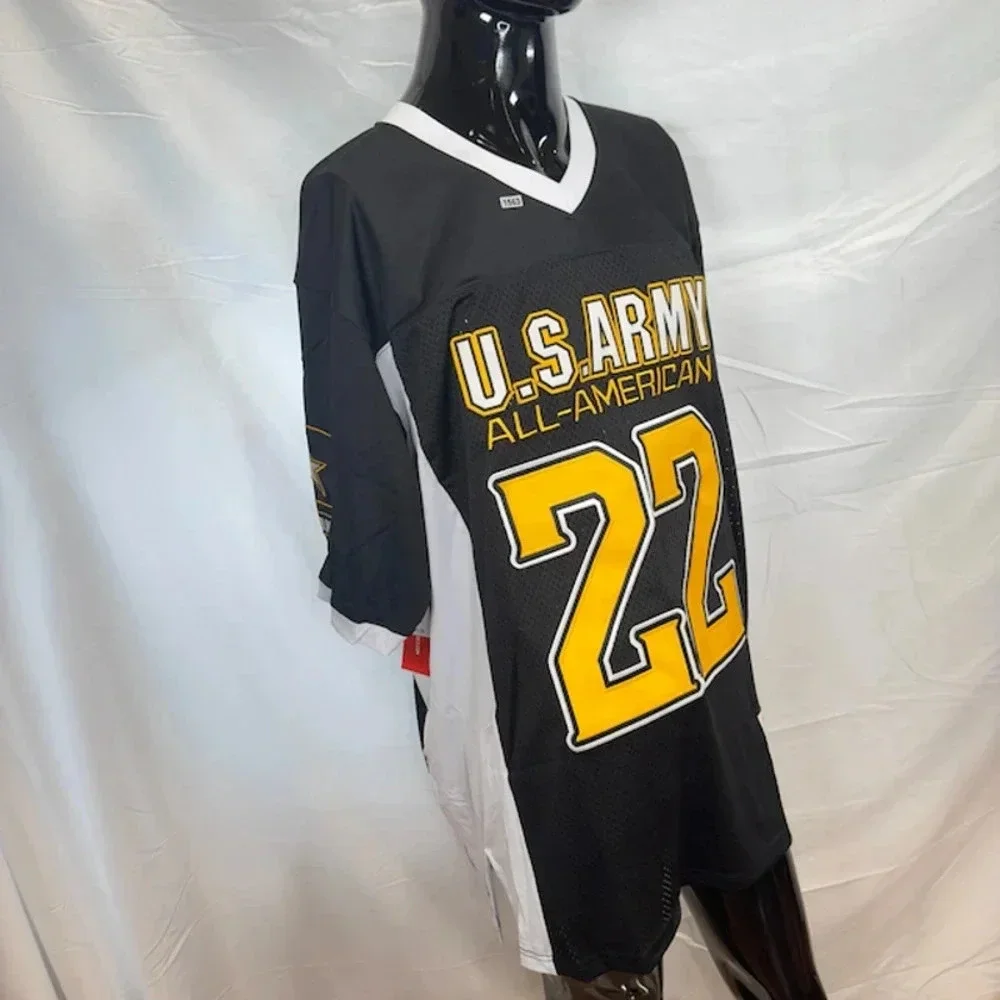 NEW Headgear US Army Odell Beckham Football Jersey Short Sleeve Black Mens 3XL - Picture 4 of 9
